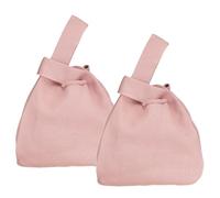 QUARKZMAN 2Pcs Borsellino Manica A Maglia Graziosa Piccola Borsa A Rosa.