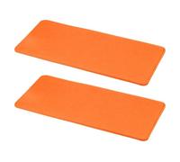QUARKZMAN 2Pcs Felt Base Shaper, 13 x 6 Inch Rettangolo Fondo Borsa Shaper Pad Inserto Bordo Arc Corner Per Borsa Tote Crossbody Zaino, Arancione Rosso