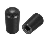 QUARKZMAN 2Pcs Puntali Interruttore A 3 Vie Chitarra, Puntale Interruttore Pickup Filettato M4 In Ottone Per Parti Di Ricambio Per Chitarra Elettrica LP, Nero