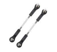 QUARKZMAN 2Pcs Regolabile Turnbuckles Camber Link, 64-74mm Turnbuckle Rod Steering Servo Linkage con Teste Sferiche M3 per RC Car Parti di Ricambio