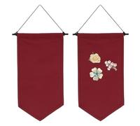 QUARKZMAN 2Pcs Stendaglio Tela Parete Vuoto, Stendaglio Per Spille Smaltate Con Bastone In Legno, Decorarezione Parete Fai Da Te Per Spille Smaltate, Distintivi, Mostra, Collezione