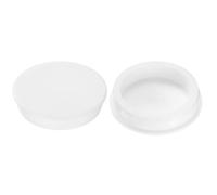 QUARKZMAN 2Pcs Tappo In Silicone Forato, Tappi Rotondi In Gomma Impermeabili Sigilli Per Tappi Per Tubi baccello Terminali Per Foro Da 65mm/2.56" Per Vasca Da Bagno Bottiglia, Bianco