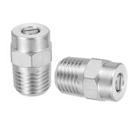 QUARKZMAN 2Pcs Ugello Per Idropulitrice, Ugelli Filettati In Acciaio Inox, Ricambio Universale, Filettatura Maschio NPT 1/4 Pollice, Angolo 40 Gradi Orifizio 040