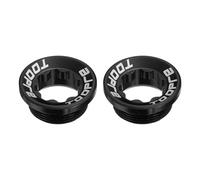 QUARKZMAN 2Pcs Viti di Copertura Pedivella Bici M20 Lega di Alluminio Bullone di Fissaggio Pedivella Bicicletta Viti Braccetto Pedivella per Mountain Bike Nero