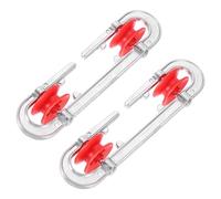 QUARKZMAN 2Pezzi Separatore per Stendibiancheria, Puleggia in Plastica E Alluminio per Stendibiancheria Esterna per Stendibiancheria Lunga E Carichi Pesanti, Argento