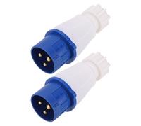 QUARKZMAN 2Pz 16A 3 Pin Spinotto Industriale CEE, 220-240V 2P+E IP44 Impermeabile Spinotto Maschio Industriale Per Industria