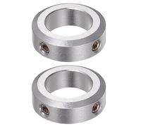 QUARKZMAN 2pz Albero Fascetta 20mm Alesaggio Alluminio Lega Set Vite Albero Fascette, 32mm OD, 10mm Larghezza, per Assale Carriola, Gruppi Ingranaggi, Macchine Utensili CNC