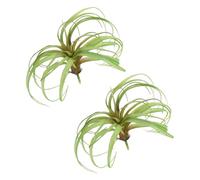 QUARKZMAN 2pz Artificiale Piante Succulente Finte Ananas Erba 8" Grandi Finte Piante Succulente Non Vaso Reali Tocco per Casa Matrimonio Giardino Ufficio Esterno Floreale Verde