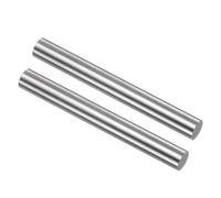 QUARKZMAN 2pz Aste Metalliche Rotondo in Acciaio, 7mm x 60mm Utensile Barra Tornio Acciaio ad Alta Velocità (HSS) per Tornio Ingranaggi Trapani Torni Macchine Foratura Fai Da Te