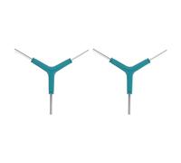 QUARKZMAN 2pz Chiave Esagonale per Bici a 3 Vie a Forma di Y 3/4/5mm Asta Prolungata Chiave Esagonale Interna Y Tutto-in-Uno Multi Portatile Chiave a Cricchetto per Riparazione Bici, Blu
