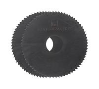 QUARKZMAN 2pz Circolare Sega Lame 63mm x 16mm x 1.5mm 72 Denti Nitruro Rivestito Alta Velocità Acciaio (HSS) Fresatura Frese per Alluminio Lega Metallo Plastica Legno