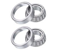 QUARKZMAN 2pz Cono e Coppa Cuscinetti a Rulli Conici 30205, Foro 25mm x OD 52mm x Spessore 16.25mm, Suscinetto a Sfera Conico Mini Cuscinetto Tornio Meccanico, ABEC-5
