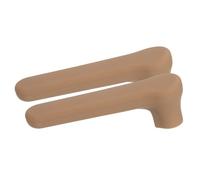 QUARKZMAN 2pz Copri in Silicone Maniglia Porta, Copertura in Silicone per Pomello Anti-Statico Protezione per Maniglia Porta Anti-Collisione per Maniglia Piana, Marrone