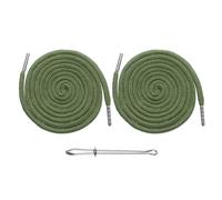 QUARKZMAN 2pz Cordoni con Coulisse 130 cm Sostituzione Cordino per Cappuccio Strumento da Cucito con Infila-Ago Facile per Felpe Pantaloni Giacche Cappello Cappotti Borse, Verde