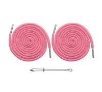 QUARKZMAN 2pz Cordoni con Coulisse 130 cm Sostituzione Cordino per Cappuccio Strumento di Cucito con Infila-Ago Facile per Felpe Pantaloni Giacche Cappello Cappotti Borse, Rosa