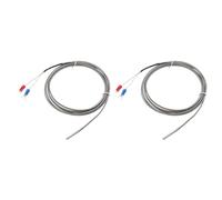 QUARKZMAN 2pz K Tipo Termocoppia Temperatura Sensore Sonda 4x30mm 6.6ft Filo 0 a 600°C(32 a 1112°F) Acciaio Inossidabile