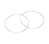 QUARKZMAN 2pz Lente in Vetro per Orologio 24.5mm Dia 1.0mm Bordo Smussato Piatto Tondo Vetro Ultra-Chiaro per Cristalli di Orologio Specchio Quadrante di Ricambio per Orologiai Riparazione