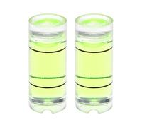 QUARKZMAN 2pz Livella a Bolla Cilindrica 8x20mm Mini Livella a Bolla per Livellare Fotocamera, Treppiede, Telescopio, Officina, Cornice per Giradischi, Verde