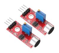 QUARKZMAN 2pz Microfono Sensore Sonoro KY-037 Modulo di Rilevamento Vocale Sensore di Rilevamento del Suono per Interruttore Attivato dalla Voce