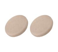 QUARKZMAN 2pz Migliorato Rotondo Bar Sgabello Coperchi Rotondo Sedia Coperchi Dia.12-14" Rotondo Sedia Seduta Cuscini per Sedie Sgabello Fodere Cachi