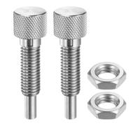 QUARKZMAN 2pz Perno Molla M10x1.5 Dimensione Filetto Dia.5mm Perni Rilascio Rapido Retrattili Acciaio Inossidabile Tipo Blocco per Attrezzature Industriali