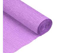 QUARKZMAN 2pz Rotolo di Carta Crespa 210cm Lunghezza 50cm Larghezza per Cerimonia Nozze Varie Grandi Feste Decorazione, Viola Tenue
