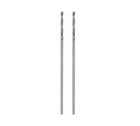 QUARKZMAN 2pz Solido Carburo Trapano Punte 0.95mm C3/K10 Tungsteno Carburo Precisione Mini Micro Dritto Codolo Torsione Trapano Punta per Inox Acciaio Metallo Plastica Legno