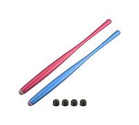 QUARKZMAN 2pz Stilo Penne per Touch Schermos Slim Universale Capacitivo Stilo Penna Sfera per Tutto Capacitivo Touch Schermo Dispositivo con 4 fibre Fini Punte, Rosa Rosso Blu