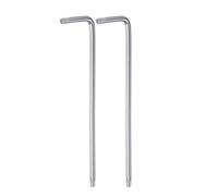 QUARKZMAN 2pz T20 Antimanomissione Torx Stella Chiave Punta Chiave Inglese L Forma 4.57" Lungo Braccio Alta Carbonio Acciaio Mano Strumento per Automobile/Quotidiano Riparazioni