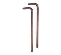 QUARKZMAN 2pz T30 Chiavi a Stella con Chiave Torx a Prova di Manomissione 126mm/4,96" Lunghezza Braccio Forma L Chiave 6 Punti Acciaio S2 Strumento Manuale per Riparazioni Automobilistiche