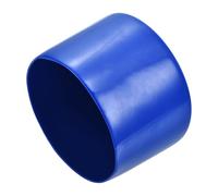 QUARKZMAN 2pz Tappi Terminali in Gomma 70mm(2 3/4") ID Vinile per Tubo Tondo Copribulloni Coprivite Protezioni per Filettatura Blu