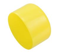 QUARKZMAN 2pz Tappi Terminali in Gomma 70mm(2 3/4") ID Vinile per Tubo Tondo Copribulloni Coprivite Protezioni per Filettatura Gialli