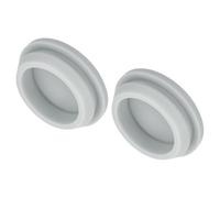 QUARKZMAN 2pz Tappo in Silicone per Fori, Montaggio Dia 28mm/1.1" Larghezza Scanalatura Stretta 2.5mm Tappi Copriforo Pannello Rotondo a Filo Gomma Impermeabili per Laboratorio, Grigio