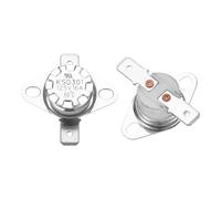 QUARKZMAN 2pz Termostato KSD301 60°C/140°F 16A Normalmente Chiuso N.C Regola Interruttore a Disco Snap per Microonde, Forno, Macchina da Caffè, Materiale Ceramico