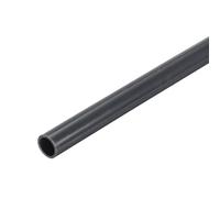 QUARKZMAN 2Pz Tubi Rotondi in PVC Grigio Scuro da 0,39" 8mm ID 10mm OD 12" Tubo Pvc Rigido Tondo Alto Impatto per Tubo Acqua, Acquario, Vasca Pesci, Giardino Serra, Grigio Scuro