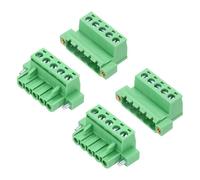 QUARKZMAN 2Set PCB Morsettiera a Vite Connettore 5 Pin Passo 5,08mm Verde