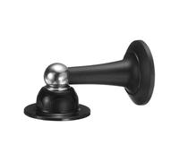 QUARKZMAN 3.8" Fermaporte Magnetico, Fermaporte Magnetico Per Parete E Pavimento, Fermaporte Senza Foratura Con Adesivo Per Porte Bagagli RV, Casa, Ufficio, Nero