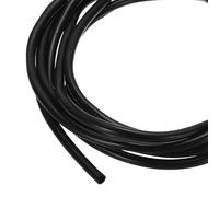 QUARKZMAN 3 m Guaina In Silicone Divisibile, ID 4 mm Nero Guaina Divisibile In Silicone Organizzatore Di Cavi Rivestimento Protettivo Per Cavo Di Ricarica USB Cavo Audio E Video