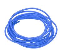QUARKZMAN 3 Metri/9,8 Piedi 14AWG Cavo Silicone Intrecciato Alta Temperatura -60 a 300 Gradi Celsius Cavo Elettrico Isolato Resistente per Industria, Blu