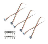 QUARKZMAN 3 Pcs IDC Cavo Piatto Arcobaleno DB9 Maschio a DB9 Femmina Lunghezza 19.7 Pollici Passo 2.54mm Cavi Jumper per Progetti Elettronici