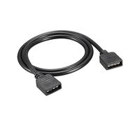 QUARKZMAN 3 Perni ARGB Splitter Cavo x 1pz Femmina a Femmina Prolunga Cavo Filo per LED Striscia e Ventola Connettore, [Nero, 50cm]