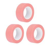 QUARKZMAN 3 Pezzi 1 Pollice di Larghezza 14 Iarde Nastro Adesivo Rosa per Pittori Rotoli per Casa Ufficio Commerciale Appaltatore Pittura Pulita Senza Gocce Carta Crespa Larga