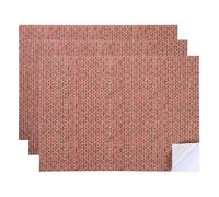 QUARKZMAN 3 Pezzi Carta Da Parati Per Casa Delle Bambole 11.81" 1:64 Autoadesivo Tegola Per Tetto Assi Del Pavimento Carta Da Parati Stacca E Attacca Perfetto Per Pavimento E Parete