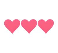 QUARKZMAN 3 Pezzi Cuore Patch Termoadesive Rosa Scuro Patch Ricamate Applicazione Patch da Cucire per Riparazioni di Abbigliamento Borsa Cappello Decorazione, 2.7x2.8 Pollici