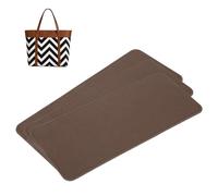 QUARKZMAN 3 Pezzi Felt Base Shaper, 12.01x5.12 Inserto Per Fondo Borsa Base Shaper Pad Feltro Fibre Chimica Rivestimento Interno Per Borsa A Mano Tote Bag Zaino, Marrone