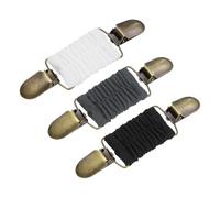 QUARKZMAN 3 Pezzi Fermagli Per Abito Per Maglione Nero/Bianco/Grigio(Bronzo