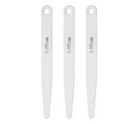 QUARKZMAN 3 Pezzi Spessimetro Metrico 0.65mm Lama Singola Spessimetro Ovale 3CR-13 Acciaio Inox Strumento Di Misurazione Per Riparazione Valvola Chitarra Spark Plug