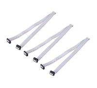 QUARKZMAN 3 Pz Cavo a Nastro Piatto Idc, Passo 2.54mm Larghezza 15mm Lunghezza 50cm 12 Pin Fc a Fc Cavo a Nastro Piatto Flessibile Connettore Ponticello per PC, Display a LED