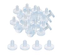 QUARKZMAN 30 Pz Paracolpi per Piano Tavolo in Vetro con Gambo 22.4mm/0.88"