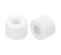 QUARKZMAN 30 Pz Rondelle in Ceramica, 5.5 x 12 x 8.5mm Rondelle Piane Resistenti al Calore Isolate Protezione Spaziatori per Fascio di Cavi, Protezione del Filo